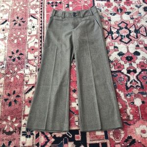 NANETTE LEPORE NWOT brown wool plaid pants sz 2 never worn! VINTAGE